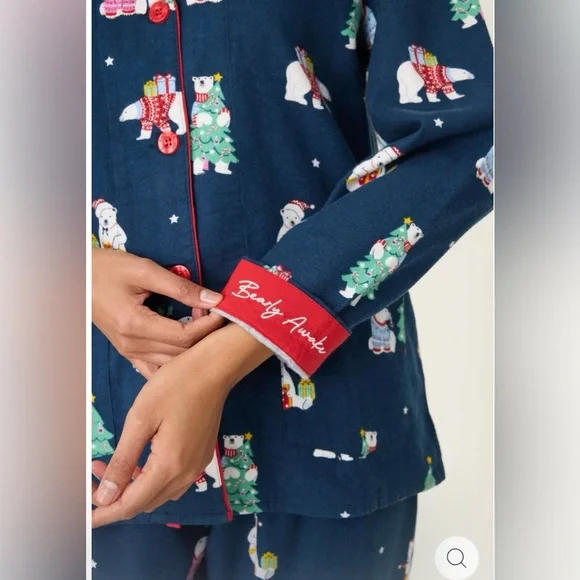 PJ Salvage New Bearly Awake 3-Piece Flannel PJ Set - Picture 5 of 7